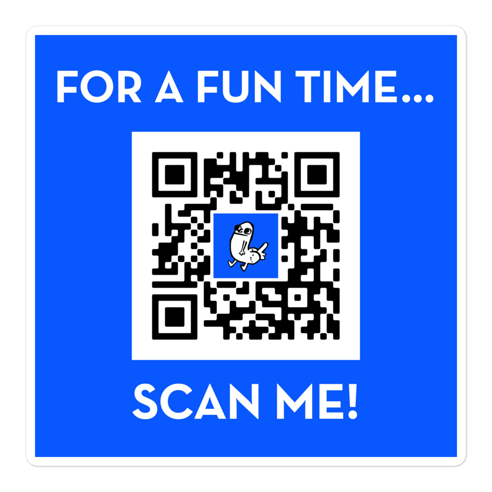 DickButt QR Stickers - #The CC0 Company#